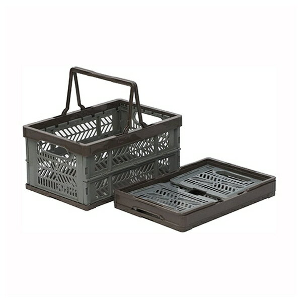 三甲 バスケットオリコン 15L ブラウン×グレー 560380-00