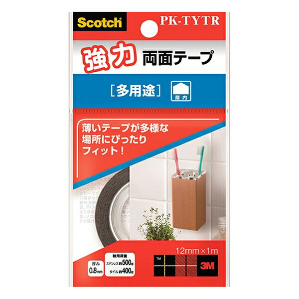 スリーエムジャパン スコッチ 強力両面テープ 多用途 PK-TYTR