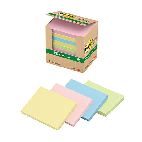 スリーエムジャパン ポストイット再生紙エコノパック ノート 6571-K