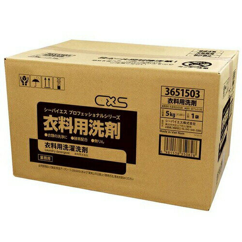 CXS(シーバイエス)　衣料用洗剤　No.3651503　5kg
