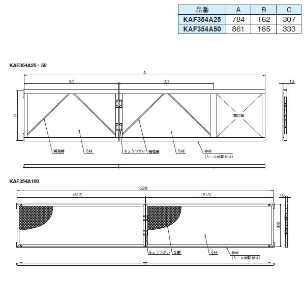 DAIKIN(_CL) ʔi pSAیV[g KAF354A100 I[P[