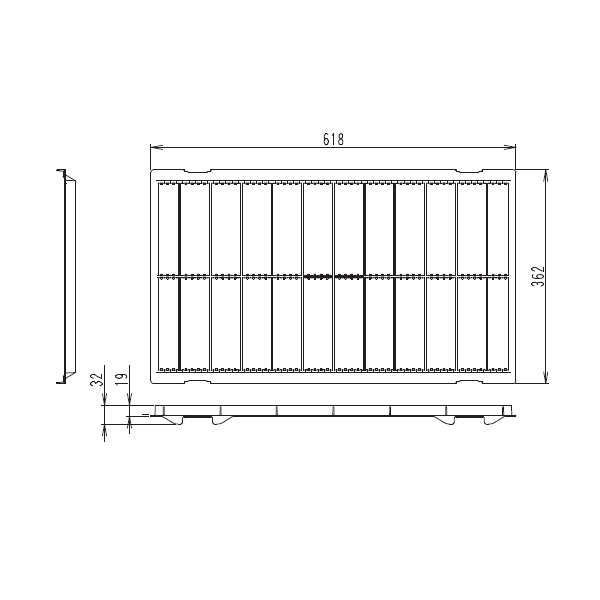 オーケー器材 (DAIKIN ダイキン) 純正別売品 KAF531C80 ロングライフフィルター [...