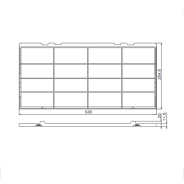 オーケー器材 (DAIKIN ダイキン) 純正別売品 KAF631C36L ロングライフフィルター [...