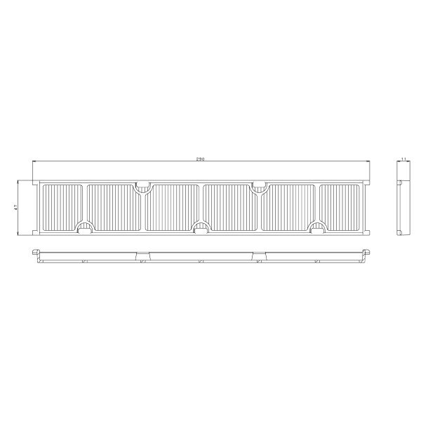 オーケー器材 (DAIKIN ダイキン) 純正別売品 KAF952B43 空気清浄フィルター：枠付 ...