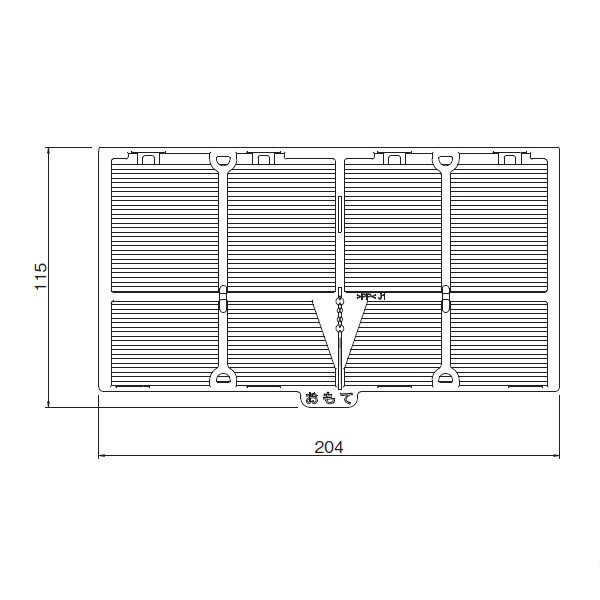オーケー器材 (DAIKIN ダイキン) 純正別売品 KAFV040A41 抗ウイルスフィルター [法人限定]