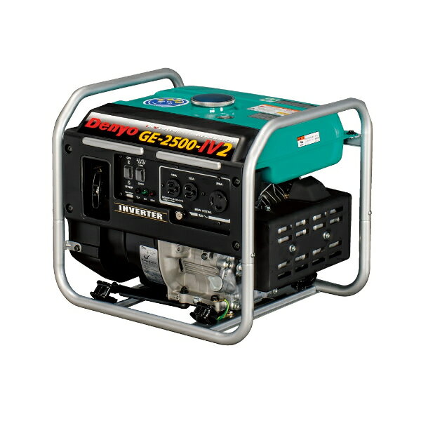 デンヨー(Denyo) 小型ガソリンエンジン発電機 GE-2500-IV2 インバーター発電機 2.5kVA 単相100V [法人限定] 2