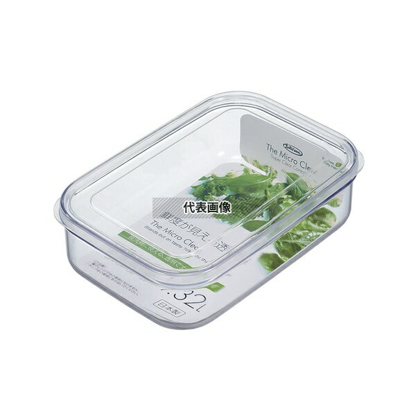 Spice Containers - ラストロ マイクロクリア フードケース A-075NN L 1300ml 141×204×H60mm ストックポット/保存容器 No.0209710