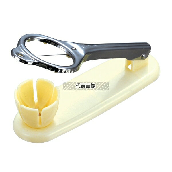 商品の特徴 製品仕様 ●英語商品名:Egg Slicer (1Wire 2-divides) ●品名情報分解1 物:たまご切り器 ●外寸:210×65/ ●重量:71g JANコード：4548170074484