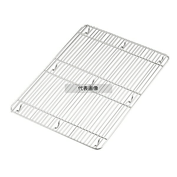 ThreeSnow(新越) 18-8(ステンレス) 角バットアミ 細目(補強付) 15枚取 30403 258×194×H15mm No.0269000