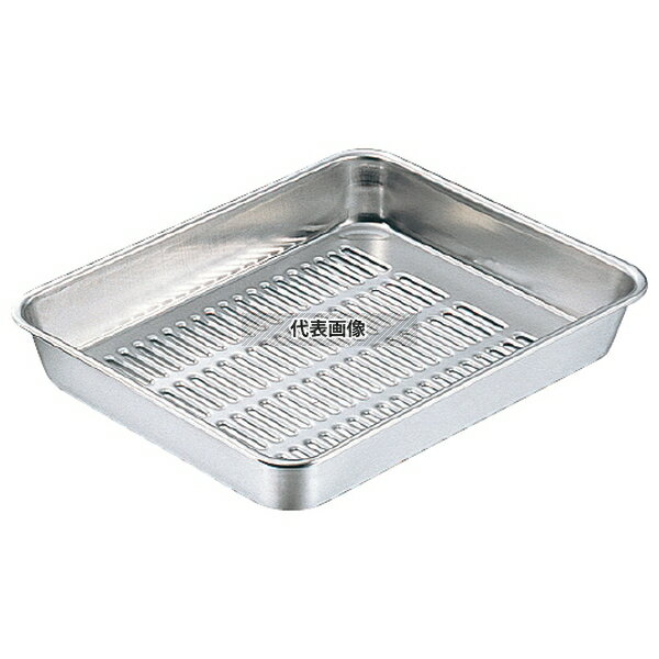 クローバー 18-8(ステンレス) 水切バット 4枚取 約9L 575×367×H60mm バット No.0271100