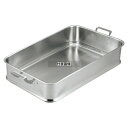 IKD(イケダ) 18-8(ステンレス) 手付 給食バット 26L 610×380×H130mm バット No.0314300