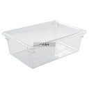 商品の特徴 CAMBRO(キャンブロ) フードストレイジボックス 18269CW(135) 47.3L 660×457mm ストレイジボックス No.0325300 ●強靭なポリカーボネイトを、さらに強化したデザインは、積み重ねた収納を前提とした一体成製型品です。 ●中の状態が確認できるので、野菜、果実、肉、魚等の大切な食材の保存管理から、調理済の料理まで保存できます。 ●耐寒性・耐衝撃性に優れているので冷蔵保存もでき、多少手荒に扱っても破損することがほとんどありません。 ●本体の線の折り返し部分は、運搬取手の役目もあり、重量のある食材も安全に運ぶ事ができます。 製品仕様 ●型番:18269CW135 ●商品ブランドシリーズ:CAMBRO(キャンブロ) ●品名情報分解1 物:ストレイジボックス ●外寸:660×457/ ●内寸:615×405×H215/ ●重量:2800g ●容量:47.3L ●材質:ポリカーボネイト/ ●洗浄機:○ ●耐熱・耐冷温度:?40℃〜99℃ ●検定証印基準適合証印 可能:NSF JANコード：99511314133