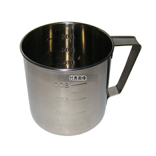 クローバー 18-8(ステンレス) 口無 計量水マス 1L φ110×H108mm 水マス No.0394900