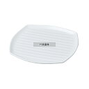 若泉漆器 ニューホワイト クツワ型プレート 30cm 300×300×H20mm 皿 No.0405590