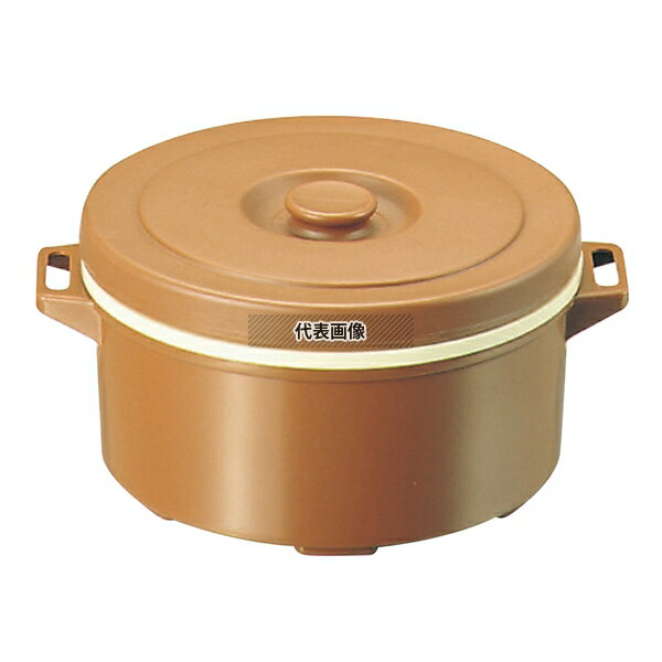 江部松商事 プラスチック 保温食缶 ミソ汁用 DF-M2 小 D/B 6.5L φ324×382×H118 保温食缶 No.0822400