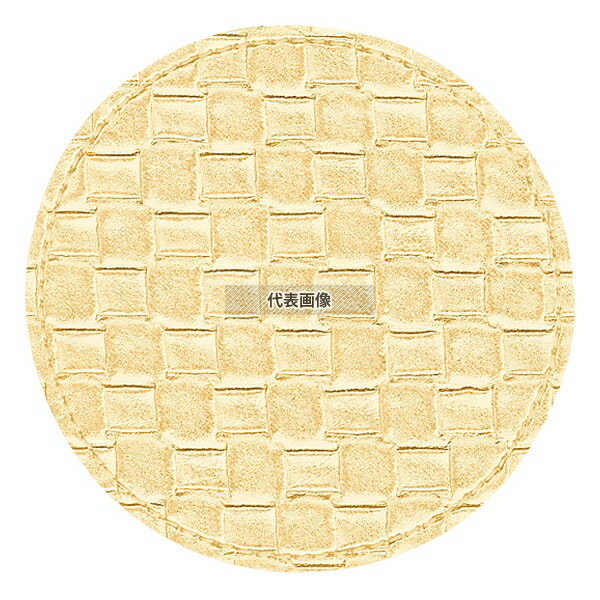 シンビ キルトデザインコースター 丸 ♯370 ゴールド φ95 コースター ワイン/バー用品 No.1019480