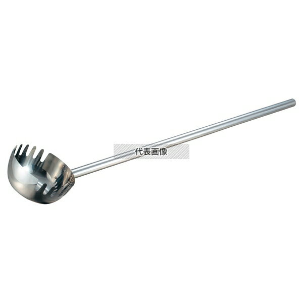 江部松商事 18-8(ステンレス) 抗菌 長柄付 (1m) 麺杓子 18cm 柄:1000 給食用スパテラ/すくい網/ひしゃく No.1022010