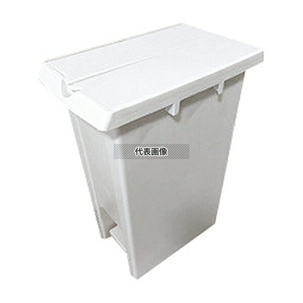 E-CON サンコー エコンダストボックス ペダル式ジョイント ♯37 2枚蓋 ホワイト 45L 422×283×561 No.108..