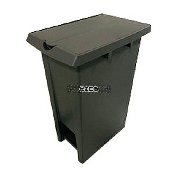 E-CON サンコー エコンダストボックス ペダル式ジョイント ♯37 2枚蓋 ブラウン 45L 422×283×561 No.108..