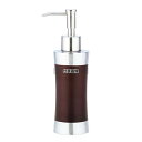 佐藤金属興業 スプールウッド ソープディスペンサー 250ml 60×80×H195 清掃/衛生用品 No.1130430