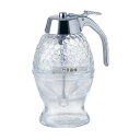 佐藤金属興業 ガラス ハニーディスペンサー 200ml φ83×105×H155 カフェ/サービス用品/トレー No.1130600