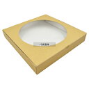 クラフトピザBOX 窓付10インチ (25枚入) 648504 280×280×45 厨房消耗品 No.1164431