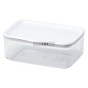 フレッシュロックコンテナ 角型 L1.2 1200ml 1200ml 外寸:197×137 ストックポット/保存容器 No.1170620