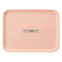 江部松商事 長角トレー AP-440-P ピンク FRP 440×330×H20 トレイ カフェ/サービス用品/トレー No.1267500