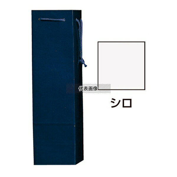 シモジマ 手堤袋 ブライトバッグ ワイン1本用 (10枚入) シロ 110×100×H365 厨房消耗品 No.1293740