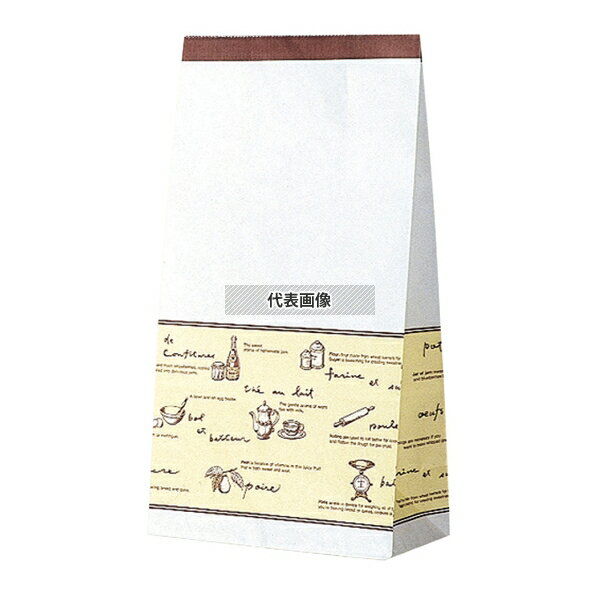 シモジマ 角底袋 ティータイム (100枚入) No.6 150×90×H280 厨房消耗品 No.1293820