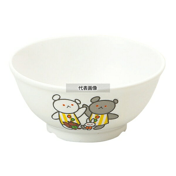 国際化工 メラミン子供食器 こぐまちゃん 飯茶碗 小 J30KO 210ml φ104×H48mm No.1445000