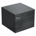 木製 千筋キューブ 黒 200×200×160mm 200×200×160 ビュッフェ関連 No.1654800