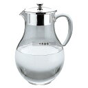 YUKIWA(三宝) UK アクリル ウォーターピッチャー 2.2L 氷止め付 2.2L φ140×H250 カフェ/サービス用品/トレー No.2156300