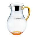 YUKIWA(三宝) UK ウォーターピッチャー (蓋付) 2.2L オレンジ 2.2L φ150×H226 カフェ/サービス用品/トレー No.2156340
