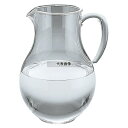 YUKIWA(三宝) UK アクリル ウォーターピッチャー AYC1BPT-1 2.2L 2.2L φ150×H230 カフェ/サービス用品/トレー No.2157600