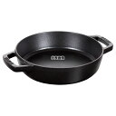 ストウブ 両手フライパン ラウンド 20cm ブラック 40511-659 底径:175 ブランドキッチンコレクション No.2285300