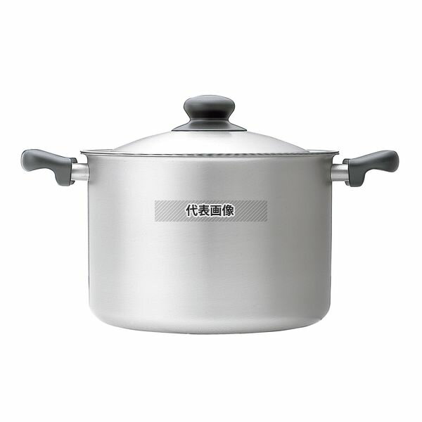 柳宗理 IH両手鍋 深型 (ツヤ消) 22cm 6L 347×237 鍋全般 No.2305410