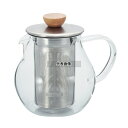 HARIO(ハリオ) ティーピッチャー 450ml TPC-45HSV 450ml 140×φ105×H123 カフェ/サービス用品/トレー No.2951600