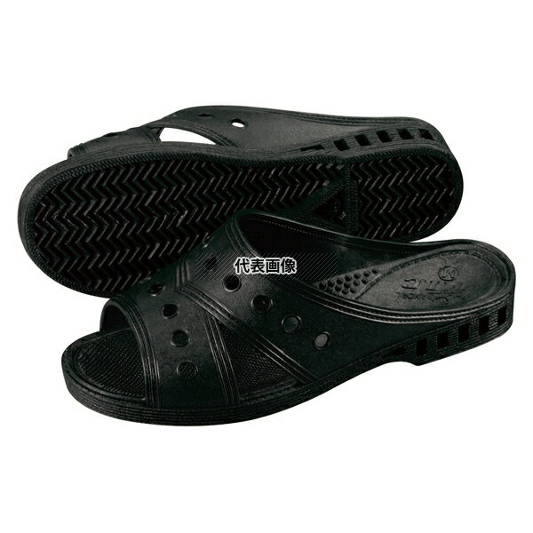 抗菌紳士用サンダル ダンヒル ブラック No.510 L 26cm ユニフォーム No.2961300