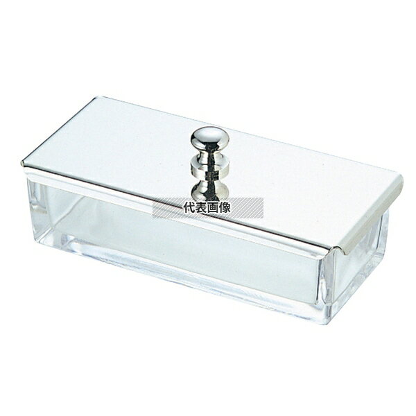 牙籤瓶 - 大塚硝子店 ガラス ようじ入れ 蓋付 501 110×51×H42 楊枝入れ No.3340500