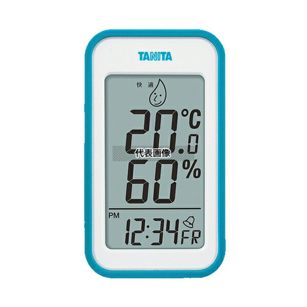 TANITA(タニタ) デジタル温湿度計 TT-559 (BL) ブルー 75×30×H132 温湿度計 No.3428300