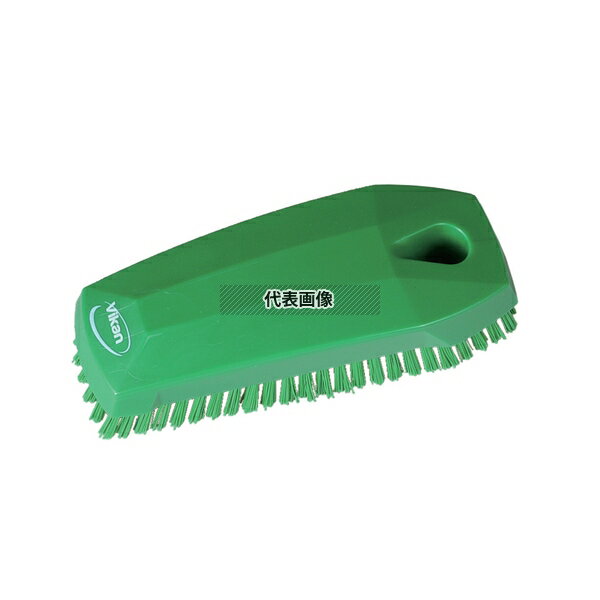 ヴァイカン ネイルブラシ ハードタイプ 64402 (グリーン) 48×123 ブラシ No.3595410