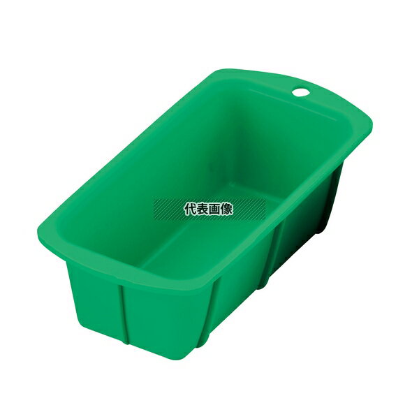 Pound Cake - シリコン パウンドケーキ型 CM-02 グリーン 17cm 95×210×H65 製菓/ベーカリー用品 No.3845000