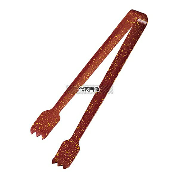 【2個セット】田辺金具 彩華 クロー薬味トング 赤 4369 15×120 トング No.3913600