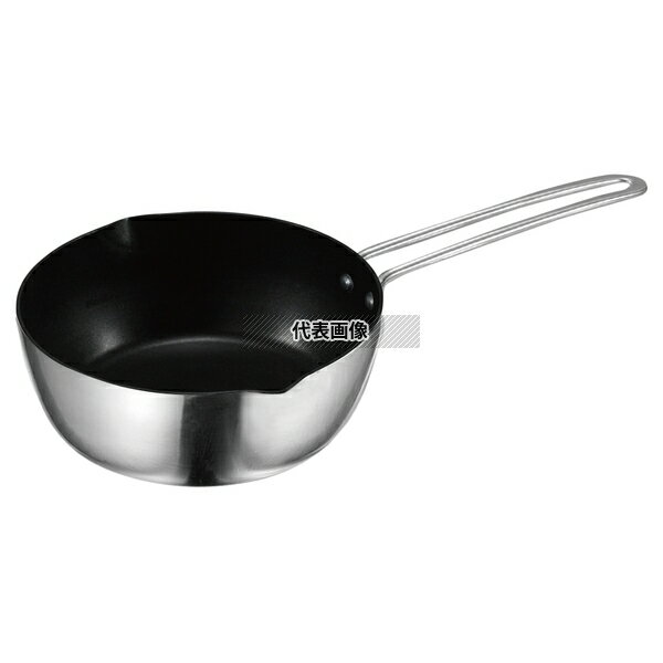 EBM(江部松) プロスタンダード 2PLY IH 雪平鍋 (目盛付) ノンスティック 18cm 2.2L φ228 鍋全般 No.392..