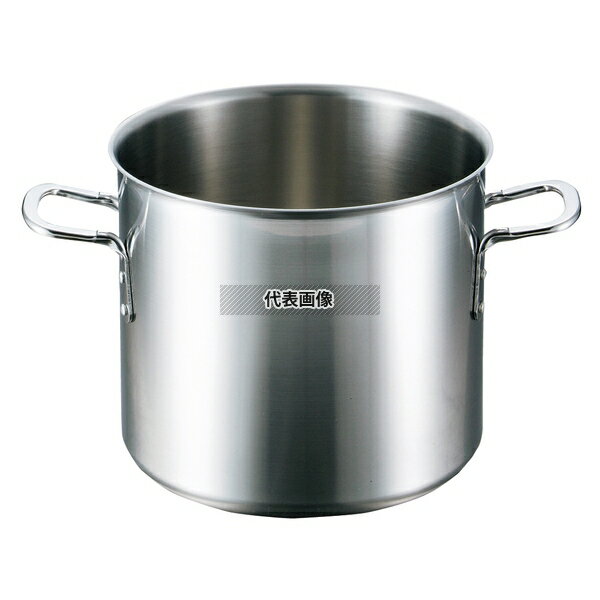 EBM(江部松) ビストロ 三層クラッド 寸胴鍋 39cm 蓋無 42L 外径:415 IH/ガス兼用鍋 No.4142500 | 業務用 厨房用品 なべ 鍋