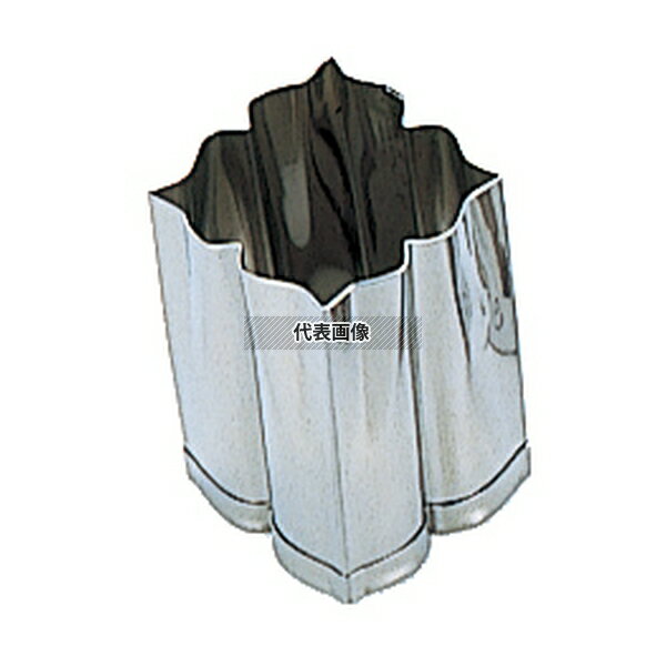 【2個セット】EBM(江部松) 18-8(ステンレス) 手造リ業務用 抜型 秋 柿ノヘタ バラC 目安:25 抜き型 No.4278730