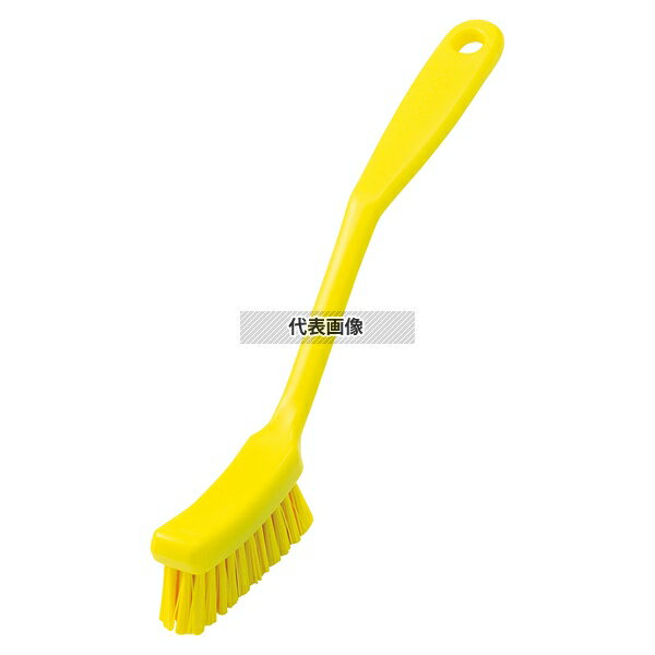 高砂 HPディッシュブラシ スリム イエロー 55823 285×22×H45 清掃/衛生用品 No.4373170