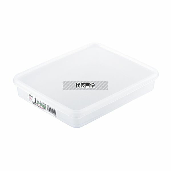 【2個セット】エンテック ハイパック 角型 浅型タイプ S-55 1690ml 248×220×H45 ストックポット/保存容器 No.4660210