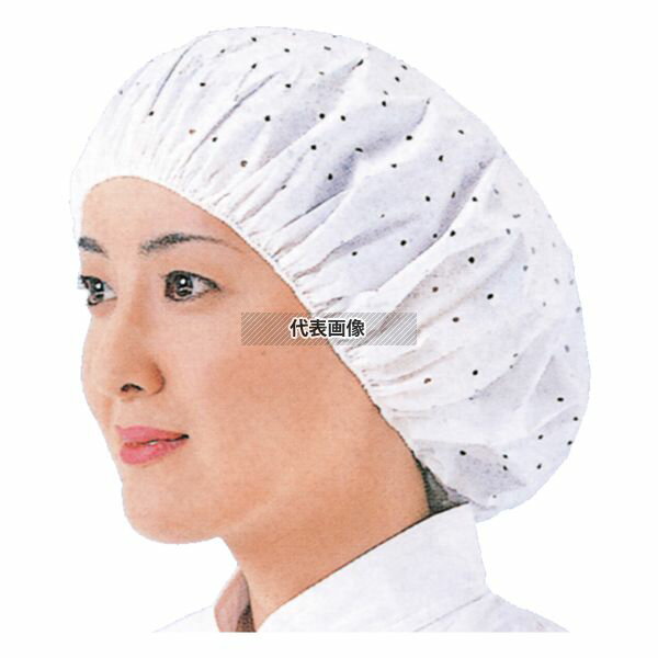 日本メディカルプロダクツ ツクツク帽子 (100枚入) EL-102W M ホワイト ユニフォーム No.4796500